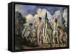 The Bathers, c.1890-Paul Cézanne-Framed Stretched Canvas