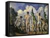The Bathers, c.1890-Paul Cézanne-Framed Stretched Canvas