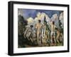 The Bathers, c.1890-Paul Cézanne-Framed Giclee Print