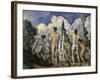 The Bathers, c.1890-Paul Cézanne-Framed Giclee Print