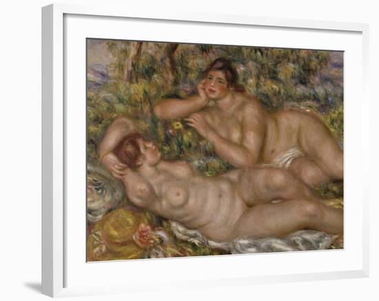 The Bathers, c.1918-Pierre-Auguste Renoir-Framed Giclee Print