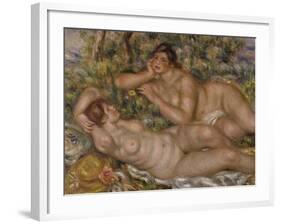 The Bathers, c.1918-Pierre-Auguste Renoir-Framed Giclee Print