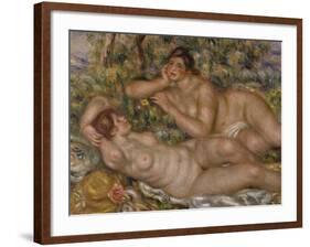 The Bathers, c.1918-Pierre-Auguste Renoir-Framed Giclee Print