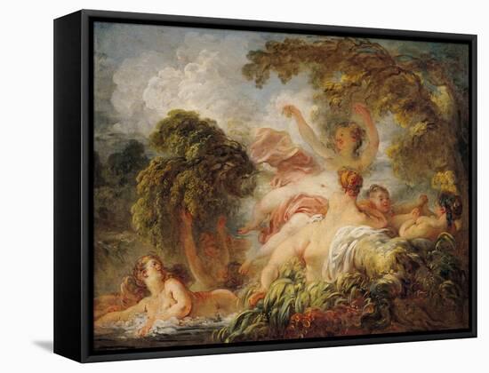 The Bathers, circa 1765-Jean-Honoré Fragonard-Framed Stretched Canvas