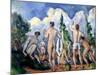 The Bathers, circa 1890-92-Paul Cézanne-Mounted Giclee Print