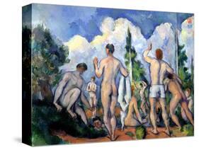 The Bathers, circa 1890-92-Paul Cézanne-Stretched Canvas