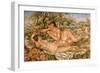 The Bathers, circa 1918-19-Pierre-Auguste Renoir-Framed Giclee Print