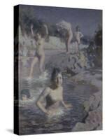 The Bathers; La Baignade-Etienne Alphonse Dinet-Stretched Canvas