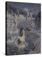 The Bathers; La Baignade-Etienne Alphonse Dinet-Stretched Canvas