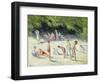 The Bathers of Mericourt; La Baignade a Mericourt, 1935-Maximilien Luce-Framed Giclee Print