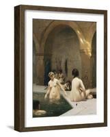 The Bathers; the Baigneuses, C.1889-Jean Leon Gerome-Framed Giclee Print