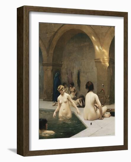 The Bathers; the Baigneuses, C.1889-Jean Leon Gerome-Framed Giclee Print