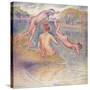 The Bathers (The Joyful Bathing); Les Baigneuses (La Joyeuse Baignade), 1899-1902-Henri Edmond Cross-Stretched Canvas