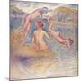 The Bathers (The Joyful Bathing); Les Baigneuses (La Joyeuse Baignade), 1899-1902-Henri Edmond Cross-Mounted Giclee Print