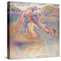 The Bathers (The Joyful Bathing); Les Baigneuses (La Joyeuse Baignade), 1899-1902-Henri Edmond Cross-Stretched Canvas