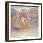 The Bathers (The Joyful Bathing); Les Baigneuses (La Joyeuse Baignade), 1899-1902-Henri Edmond Cross-Framed Giclee Print