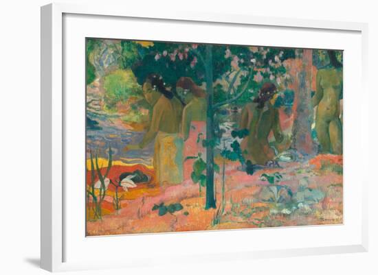 The Bathers-Paul Gauguin-Framed Art Print