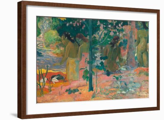 The Bathers-Paul Gauguin-Framed Art Print