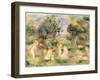 The Bathers-Pierre-Auguste Renoir-Framed Giclee Print