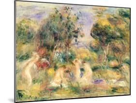 The Bathers-Pierre-Auguste Renoir-Mounted Giclee Print