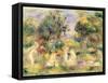 The Bathers-Pierre-Auguste Renoir-Framed Stretched Canvas