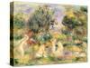 The Bathers-Pierre-Auguste Renoir-Stretched Canvas