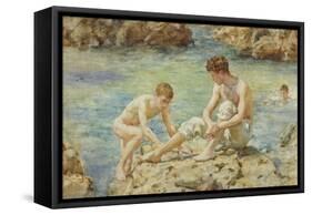 The Bathers-Henry Scott Tuke-Framed Stretched Canvas