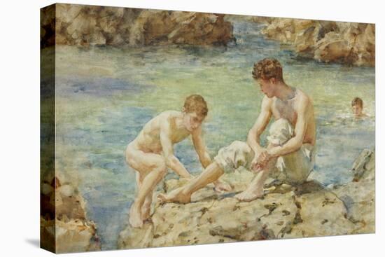 The Bathers-Henry Scott Tuke-Stretched Canvas