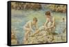 The Bathers-Henry Scott Tuke-Framed Stretched Canvas