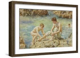 The Bathers-Henry Scott Tuke-Framed Giclee Print