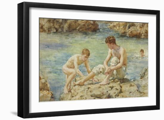 The Bathers-Henry Scott Tuke-Framed Giclee Print