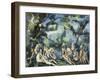 The Bathers-Paul Cézanne-Framed Art Print