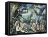 The Bathers-Paul Cézanne-Framed Stretched Canvas