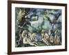 The Bathers-Paul Cézanne-Framed Art Print