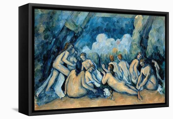 The Bathers-Paul Cézanne-Framed Stretched Canvas