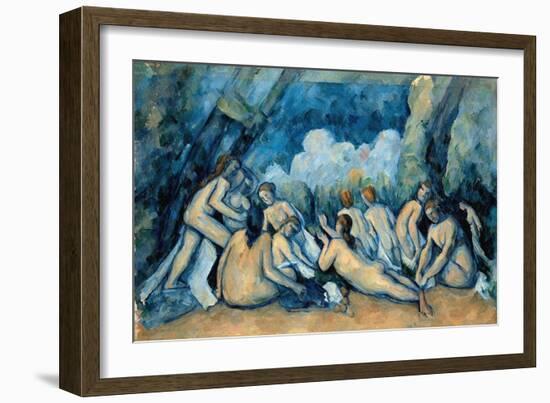 The Bathers-Paul Cézanne-Framed Giclee Print