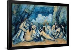 The Bathers-Paul Cézanne-Framed Giclee Print