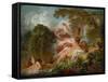 The Bathers-Jean-Honoré Fragonard-Framed Stretched Canvas