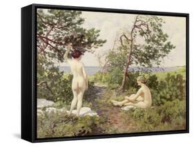 The Bathers-Paul Fischer-Framed Stretched Canvas