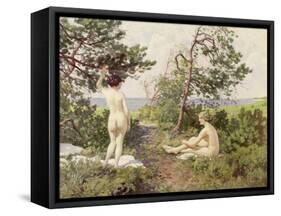 The Bathers-Paul Fischer-Framed Stretched Canvas