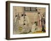 The Bathhouse Women, 1790S-Torii Kiyonaga-Framed Giclee Print