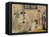 The Bathhouse Women, 1790S-Torii Kiyonaga-Framed Stretched Canvas