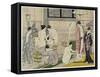 The Bathhouse Women, 1790S-Torii Kiyonaga-Framed Stretched Canvas