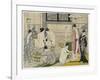 The Bathhouse Women, 1790S-Torii Kiyonaga-Framed Giclee Print