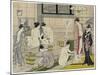 The Bathhouse Women, 1790S-Torii Kiyonaga-Mounted Giclee Print