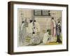 The Bathhouse Women, 1790S-Torii Kiyonaga-Framed Premium Giclee Print