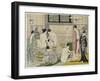 The Bathhouse Women, 1790S-Torii Kiyonaga-Framed Premium Giclee Print