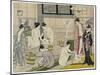 The Bathhouse Women, 1790S-Torii Kiyonaga-Mounted Premium Giclee Print