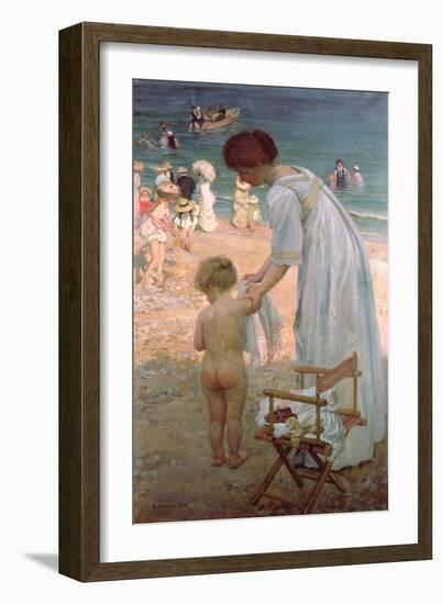 The Bathing Hour-Emmanuel Phillips Fox-Framed Giclee Print