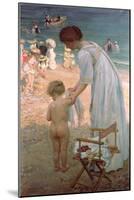 The Bathing Hour-Emmanuel Phillips Fox-Mounted Giclee Print